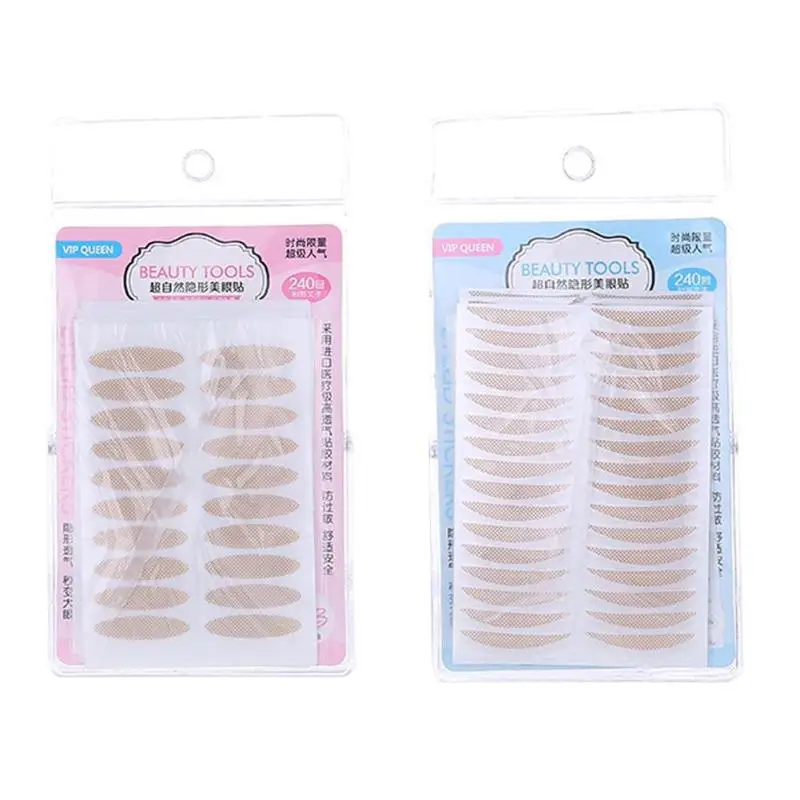 

240pairs Double Eyelid Tape Invisible Double Fold Eyelid Shadow Sticker Natural Makeup Clear Eyelid Strip Eyes Make Up Tool