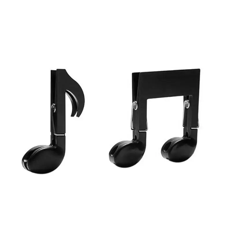 

2pcs Musical Note Shape Clips Craft DIY Notes Letter Paper Clip Food Clothes Sealing Clips Decoration Clothespins for Photo