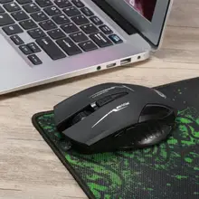 USB Лазерная компьютерная игровая 6 кнопок 2,4G беспроводная мышь для ПК ноутбука