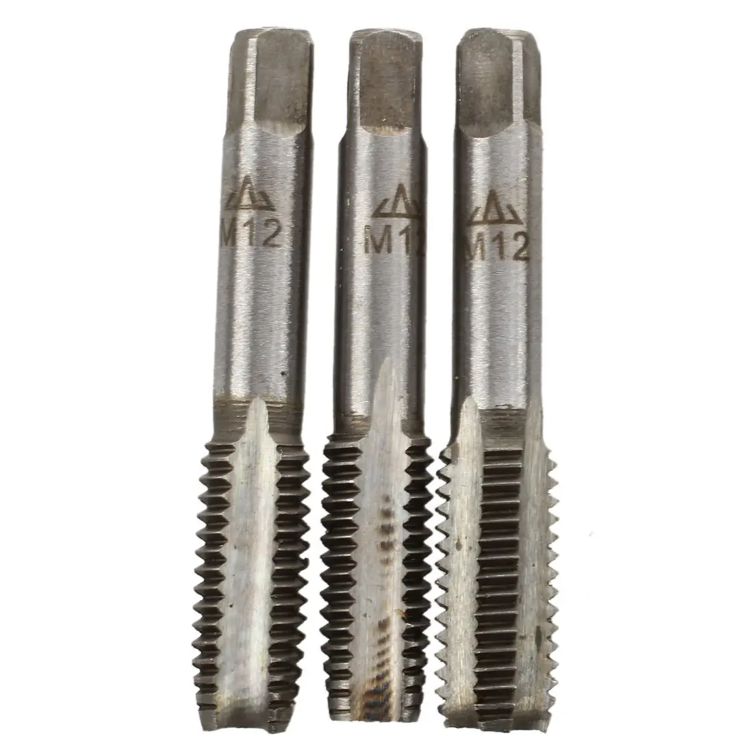 

3 Pcs Hardware 12mm x 1.75mm Machine Bottoming Taper and Plug Metric Tap