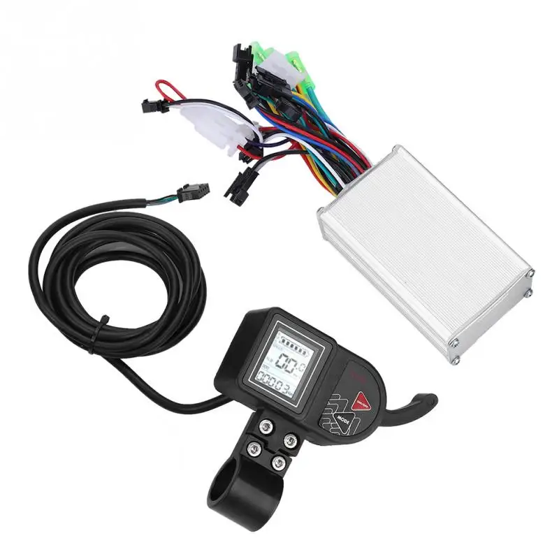 Discount Ebike Brushless Controller Electric Bicycle 24V 36V 48V 250W/350W Brushless Controller With LCD Display with Shift Switch 2