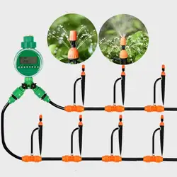 20 м распыления микро спринклерной воды таймер Капельное оросительное оборудование семейный балкон сад синхронизации автоматический