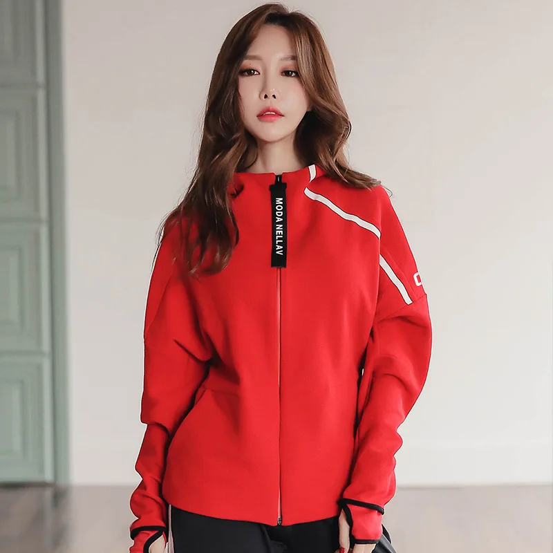 Ladies Long Sporting Coats Womens Fitness Running Jackets Sport Coat