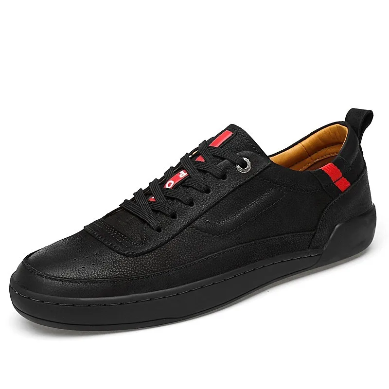 

Leather Shoes for Men Breathable Luxury Brand Flat Casual Shoes for Men Dropshipping Zapatos De Hombre Ayakkabi Sapatos Fashion