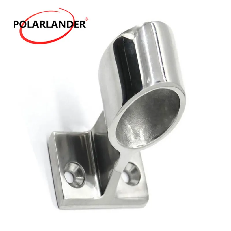 

1 PCs Stainless Steel Hand Rail Stanchion 7/8" 22mm Railing Support Light Bracket Hardware for Marine Boat Yacht