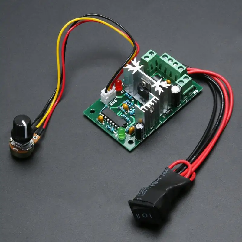 Контроллер скорости двигателя постоянного тока C10V12V24V30V 120 Вт ШИМ 500 Гц