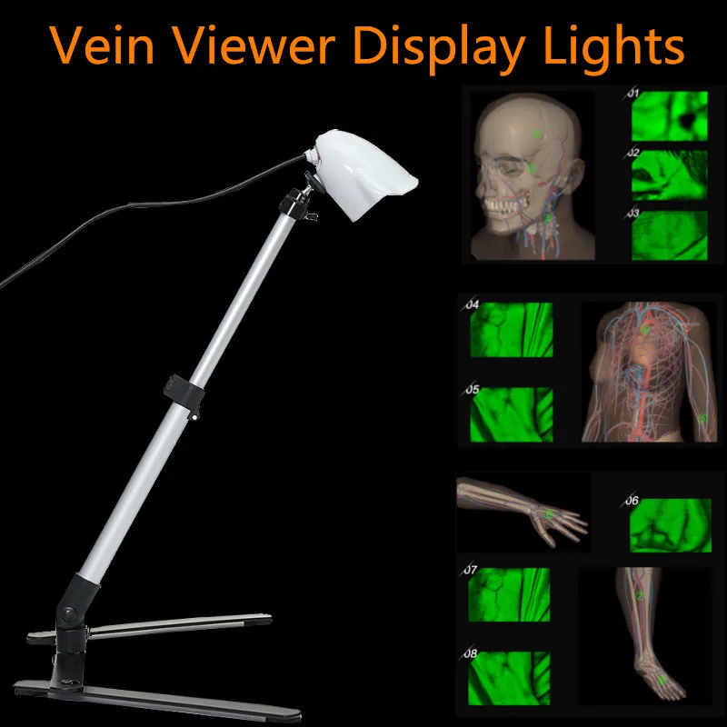 7 режимов Vein Finder Vein Transilluminator камера Imaging IV медицинский прибор для просмотра Вены Регулируемый Профессиональный красный светильник для детей