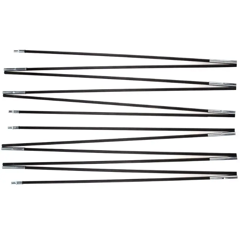 

2pcs 6 Sections Camping Tent Pole Glass Fibre Spare Replacement 7mm Rod