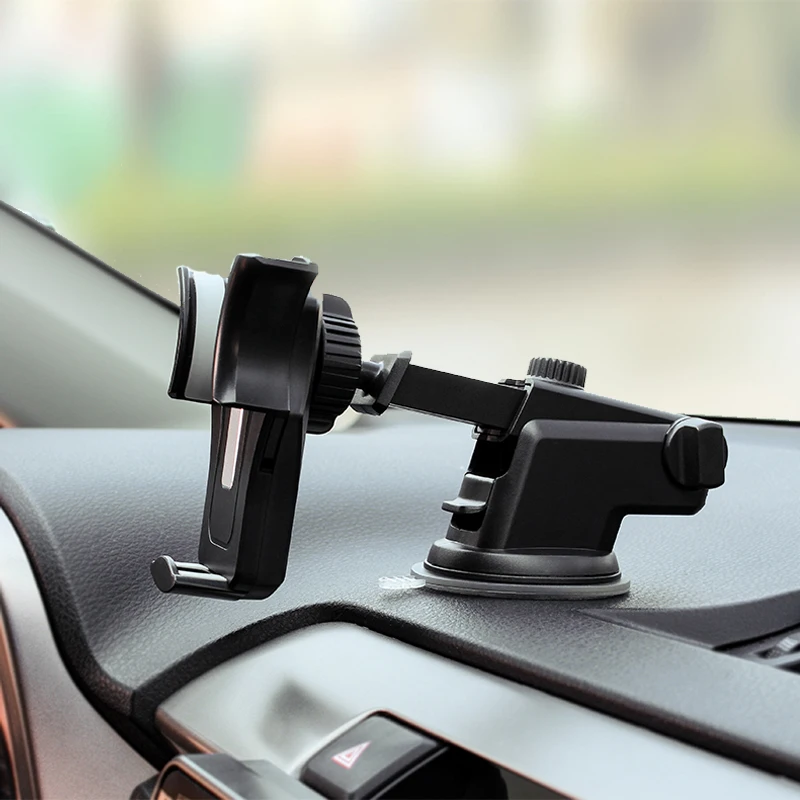 Телескопический автомобильный держатель для телефона для iPhone Xs Max X 8 Автомобильный держатель для мобильного телефона на лобовое стекло