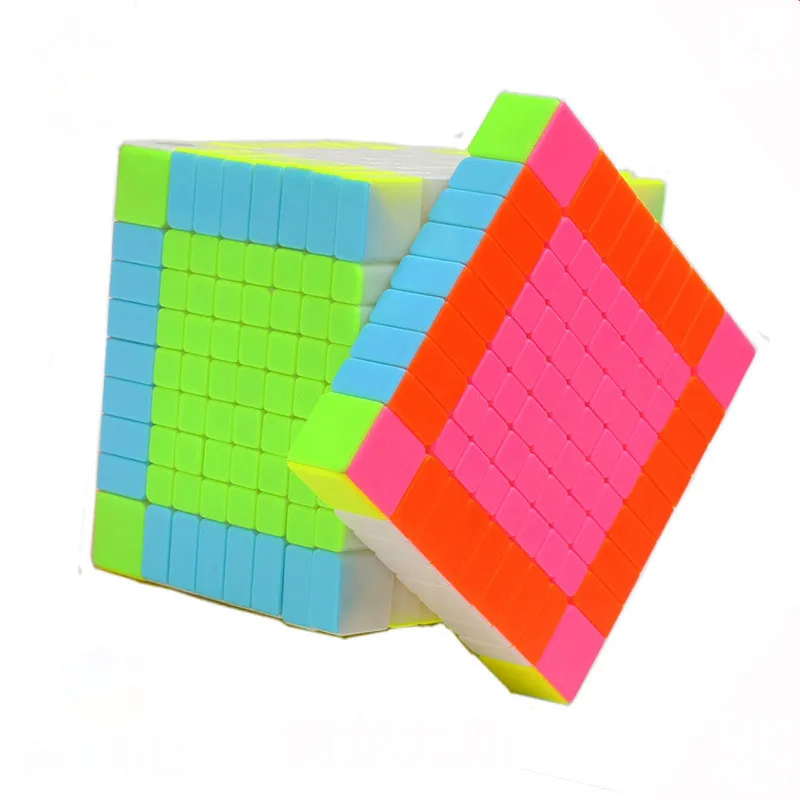 

Yuxin Huanglong 9x9x9 Magico Cubo 9x9 Neo Fidget Cube Magic Puzzle Professional Cube 9x9 Stickerless Cubes Toys For Children