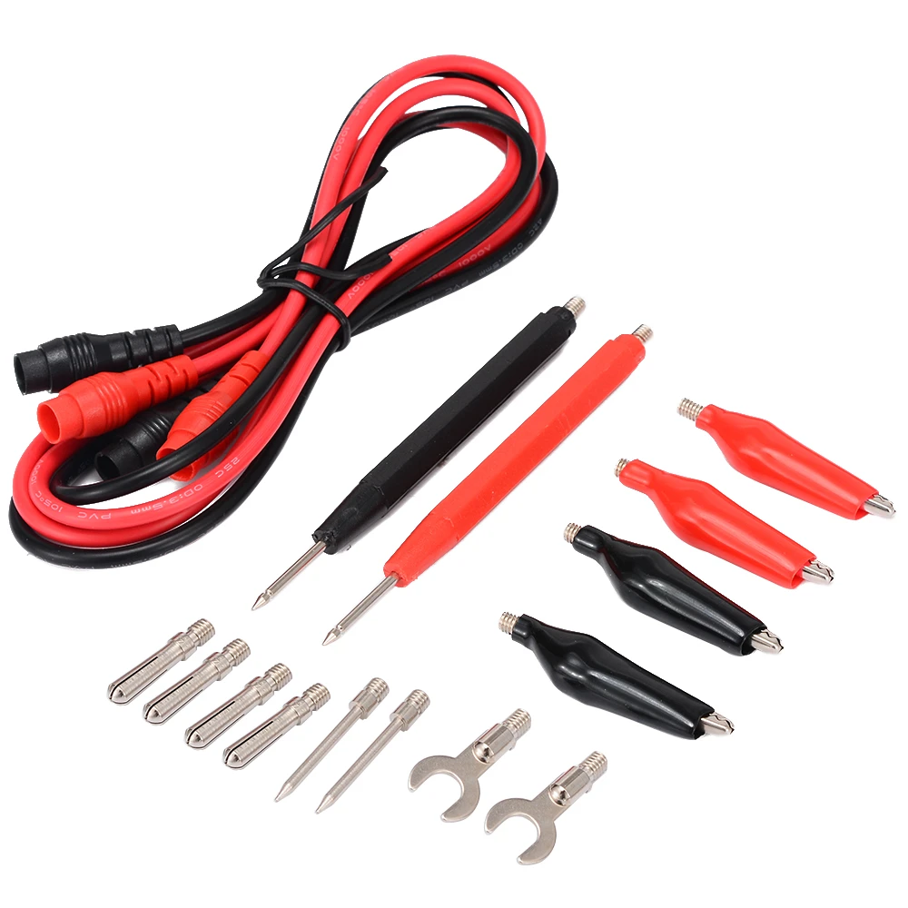 16Pcs Universal Multifunction Digital Test Lead Multimeter Probe Cable Kit RU 16Pcs Universal Multifunction Digital Test Lead Multimeter Probe Cable Kit RU
