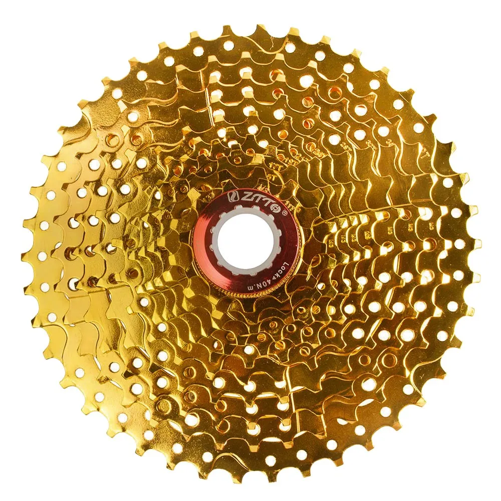 SEWS-ZTTO 11 скорость 11-42T кассеты 11s Золотой MTB горный велосипед 11 Freewheel для частей XT M8000 SLX M7000 M9000 K7 NX GX