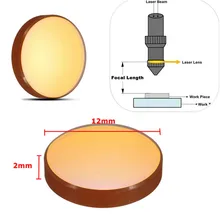 Фокус объектив диаметр 12 мм для CO2 лазерный гравер/Гравировальный резак для резки FL 50,8 мм/2"