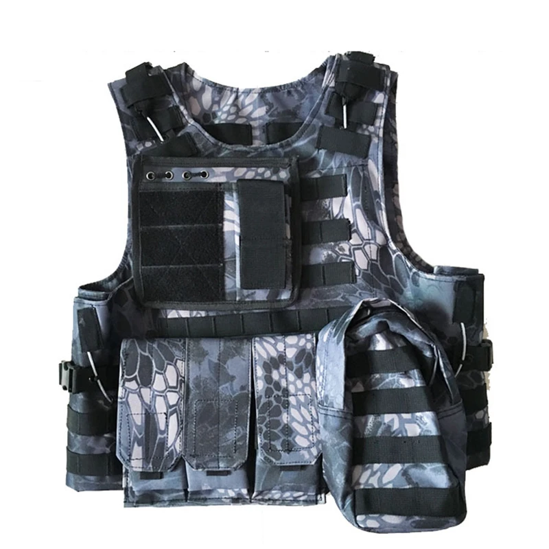 

Multipurpose Outdoor Jungle CS Vests steel wire Fishing clothes Amphibious Military Tactical Vest Outdoor Field vest Hunting