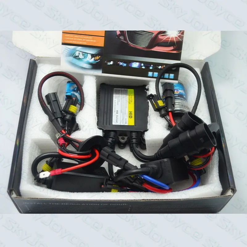 10 комплектов DHL корабль 12 V 35 W ксенона 3000 K H3 H11 HB4 HB3 H7 H11 золотисто-желтый 3000 K • цвет светодиода hid xenon комплект для авто противотуманные лампы