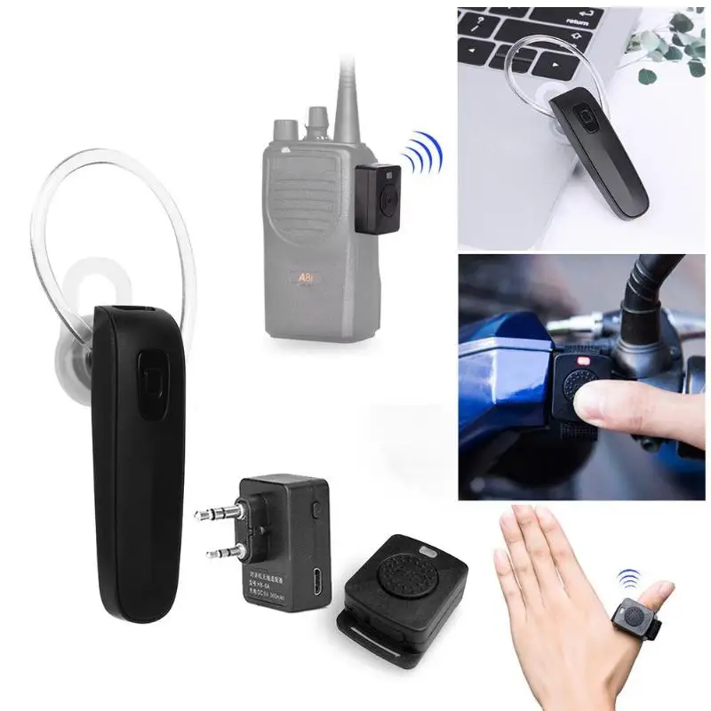Bluetooth гарнитура K Type для Kenwood двусторонняя рация комплект с беспроводным
