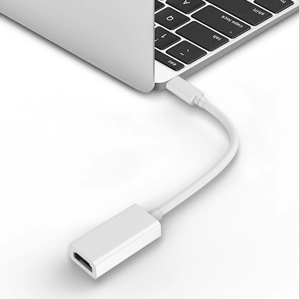 

MINIDP to HDMI Adapter DisplayPort to HDMI 4K HD Cable Adapter Converter for HDTV Projector Displays Computer Cable Connector