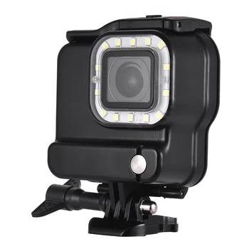 

2-in-1 Action Camera Waterproof Housing + LED Diving Light 300LM Underwater 30m with Rechargeable Battery for GoPro Hero 6 5
