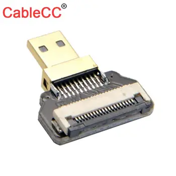 

10pcs/lot CY CableCC CYFPV Micro HDMI Type D Male Connector Standard Straight for FPV HDTV Multicopter Aerial Photography