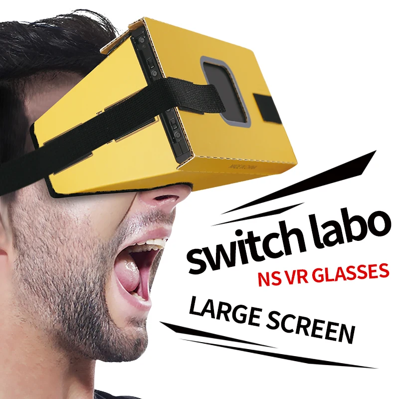 Дорожный переключатель LABO VR очки 3D Фильмы Игры Очки виртуальной реальности для nyd переключатель аксессуары складная картонная коробка очки