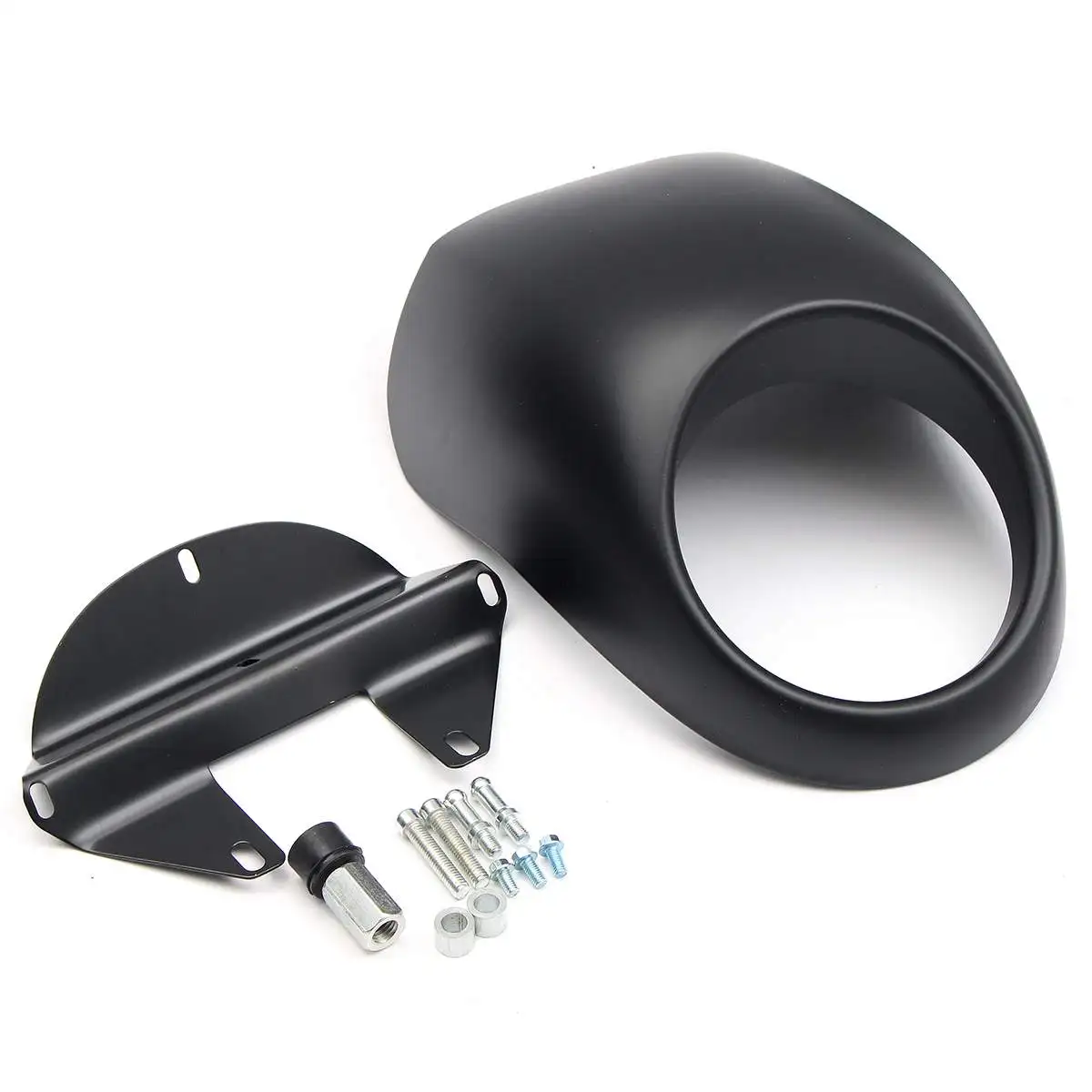 

Matte Black Headlight Fairing Cover Mask Front Cowl Fit For Harley /Sportster /Dyna FX XL 883 1200
