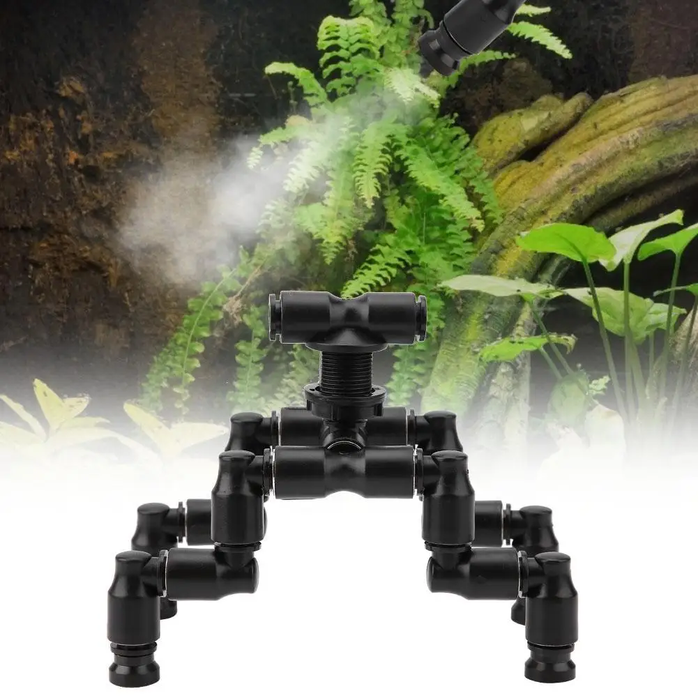 Рептилии туман спринклерной Rainforest Танк Регулируемый Pet охлаждающая Форсунка дождь лес Туман чайник