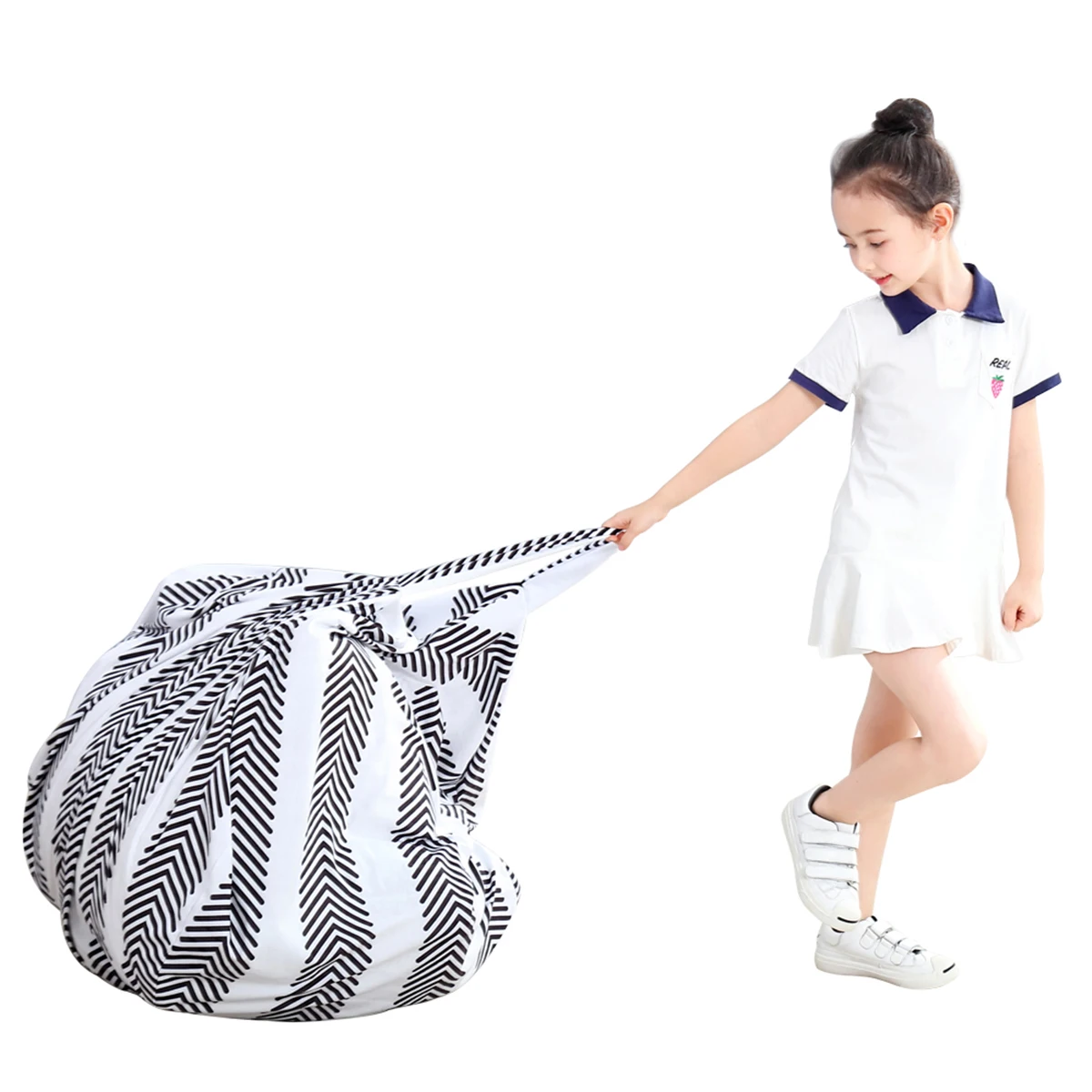 Stuffed Animal Storage Bean Bag Chair Portable Kids Toy Storage Bag Modern Creative Storage Play Mat Clothes Organizer Tool Stuffed Animal Storage Bean Bag Chair Portable Kids Toy Storage Bag Modern Creative Storage Play Mat Clothes Organizer Tool