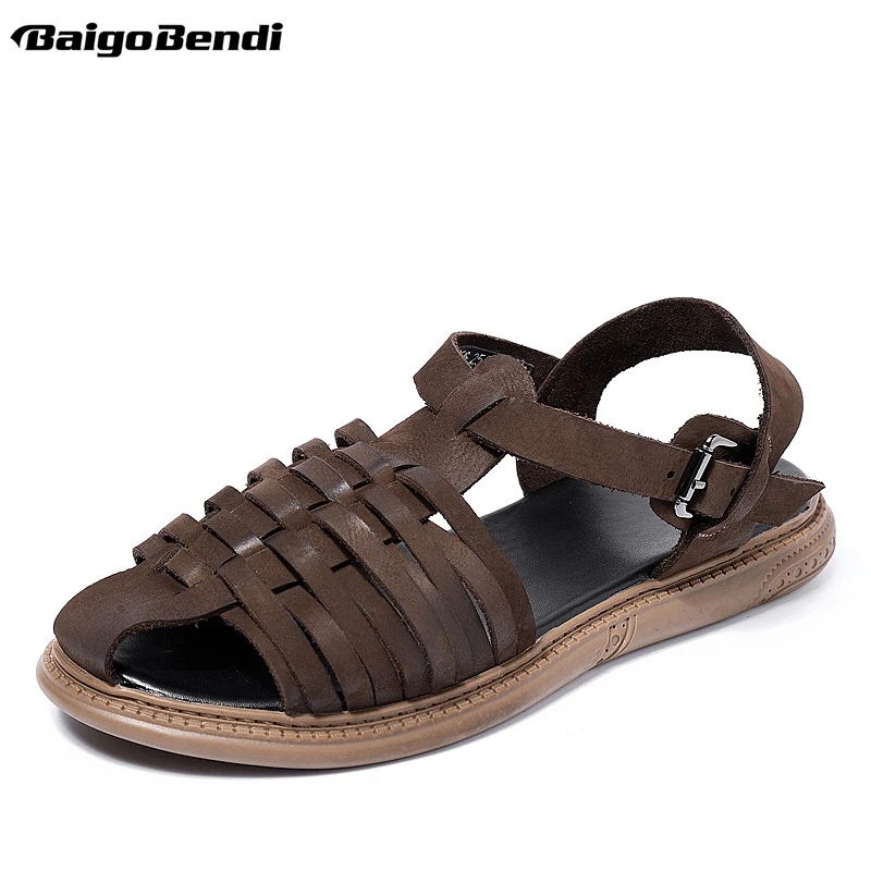mens woven sandals