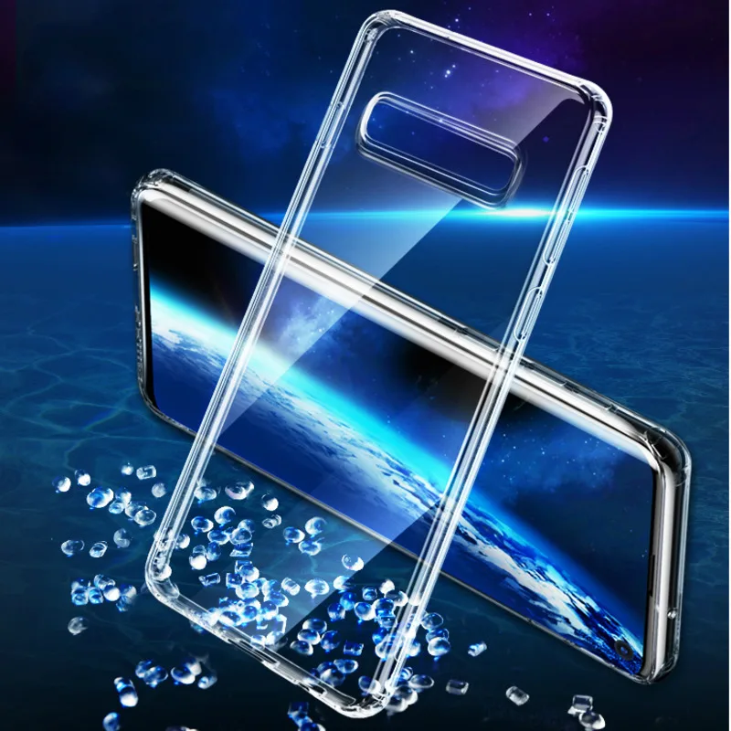 

Phone Cover For Samsung S10 Cases Ultra Thin Transparent Clear Soft Silicone Case For Samsung Galaxy S10 Plus S10+ Coque Baseus