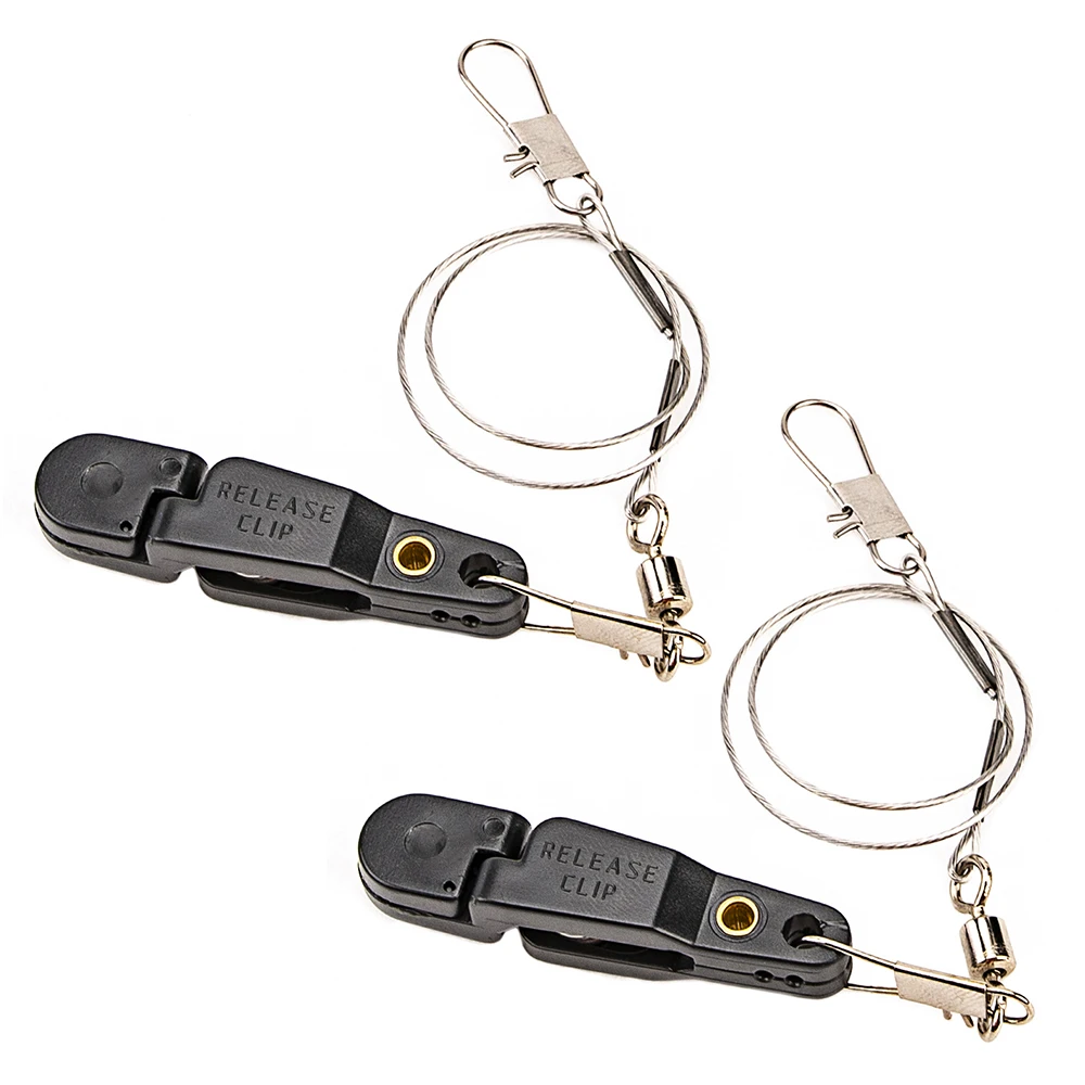 

2Pcs Fishing Line Release Snap Release Clip Offshore Planer Downrigger Power Grip Fishing Accessories