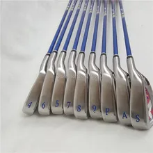 Для женщин MP1000 Гольф клуб Железный набор 4-9PAS L-гибкий графитовый Вал, клюшек для гольфа с головных уборов