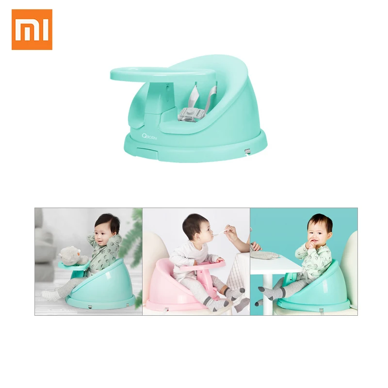 

Xiaomi Household Multifunctional Baby Chair Portable Child Dining Chair Baby Feeding Chair Can Be Cleaned With Safe Belt