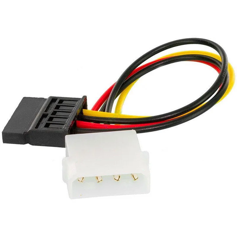 Кабель адаптера преобразователя IDE/Molex/IP4/4 pin к SATA Power 15 pin|Компьютерные кабели и