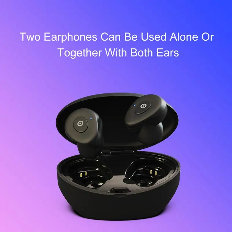 

TWS X1 True Wireless Bluetooth V5.0 Edr Earphones In-Ear 5.0 Bilateral Stereo Earbuds Sports Waterproof Earphones