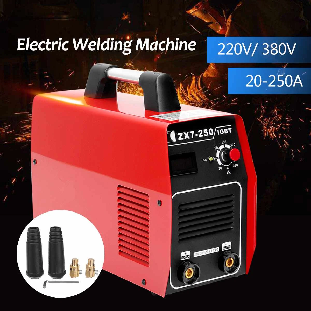 

220V/380V 4800W Electric Welding Machine Portable Handheld IGBT Digital Welders Dual Voltage DC Welding Inverter Power Tool