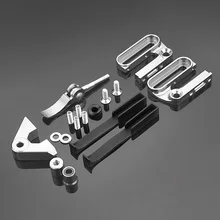 Ajustável Clip On Extensão Pára Saqueador do transporte do Vento Defletor Para Motocicleta