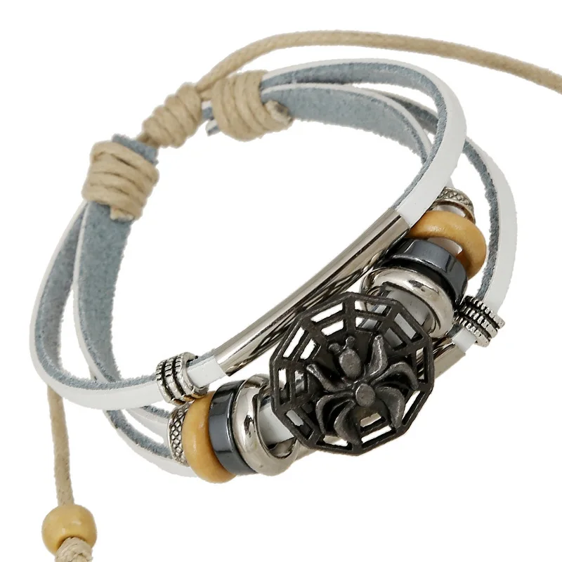Украшение в виде паука 2019 ткань коровьей сплава браслет homme femme для мужчин jewelry
