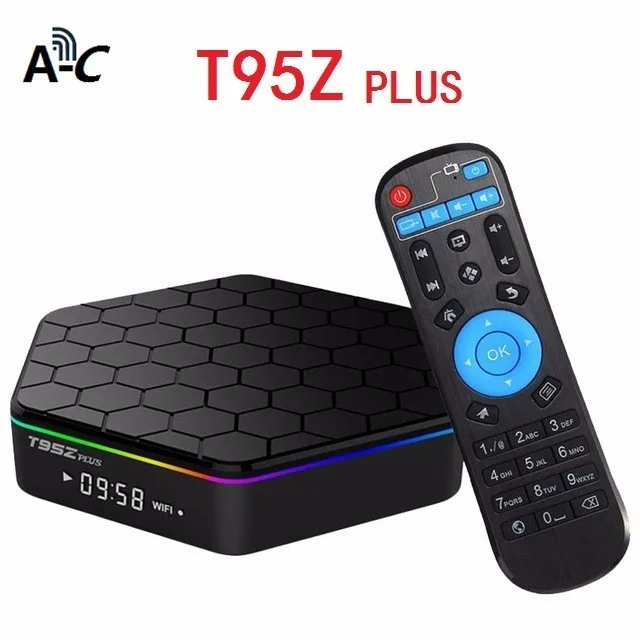 T95z плюс Android 7 1 Tv Box Amlogic S912 3 Гб оперативной памяти 32 встроенной опционально 64bit Octa