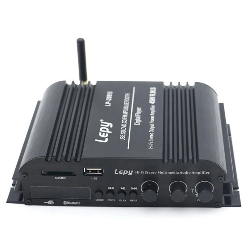 

Lepy Lp-269S Bluetooth Car Amplifier Hifi Digital Stereo Audio 2 Channel Powerful Sound Compatible With Moto Computer Speaker