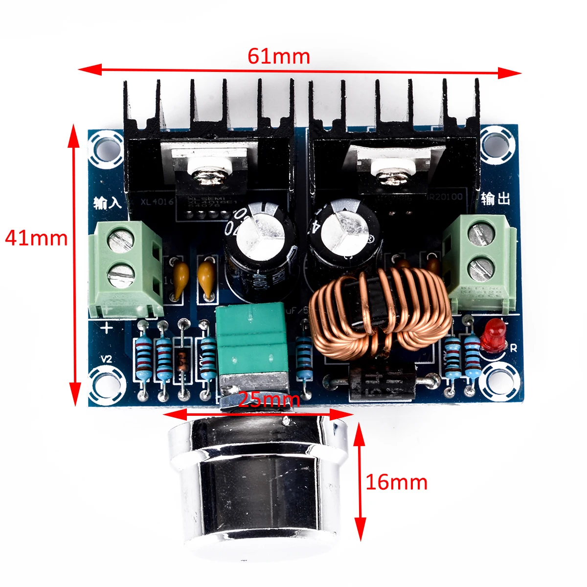 200W 8A DC-DC 4 V-40 V 1,25 V-36 V Max 8A понижающий Регулируемый Модуль питания Светодиодный драйвер для Arduino