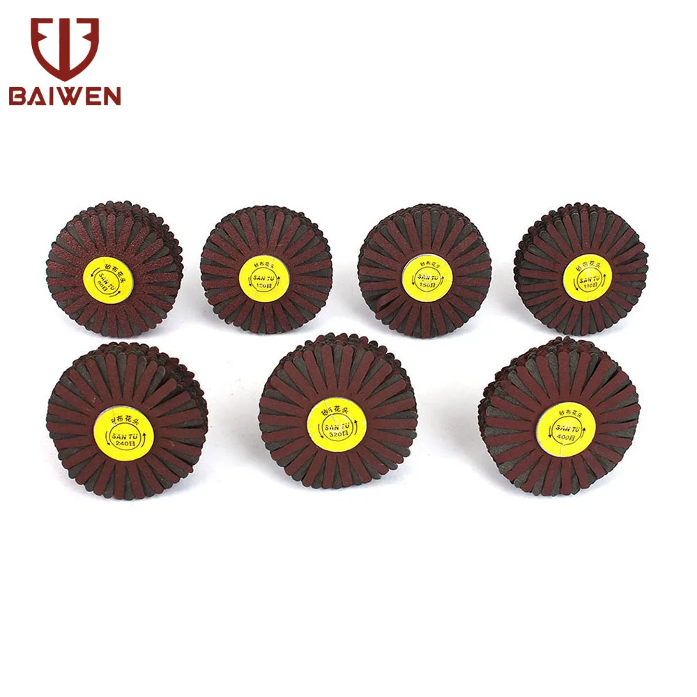80mm Emery Cloth Grinding Wheel For Wood Carving Sanding Polishing Wheel 80-400 Grit 80mm Emery Cloth Grinding Wheel For Wood Carving Sanding Polishing Wheel 80-400 Grit