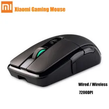 Оригинальная игровая мышь Xiaomi, беспроводная/Проводная, 7200 dpi, RGB подсветка, 2,4 ГГц, беспроводная, USB, проводная, перезаряжаемая, игровая мышь для ПК, ноутбука