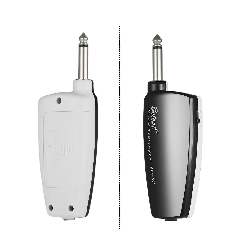 Belcat HPA 101 Portable Guitar Headphone Amplifier Amp 1 4 Inch Plug 3 5mm Headphone Jack with Clean Distortion Effects