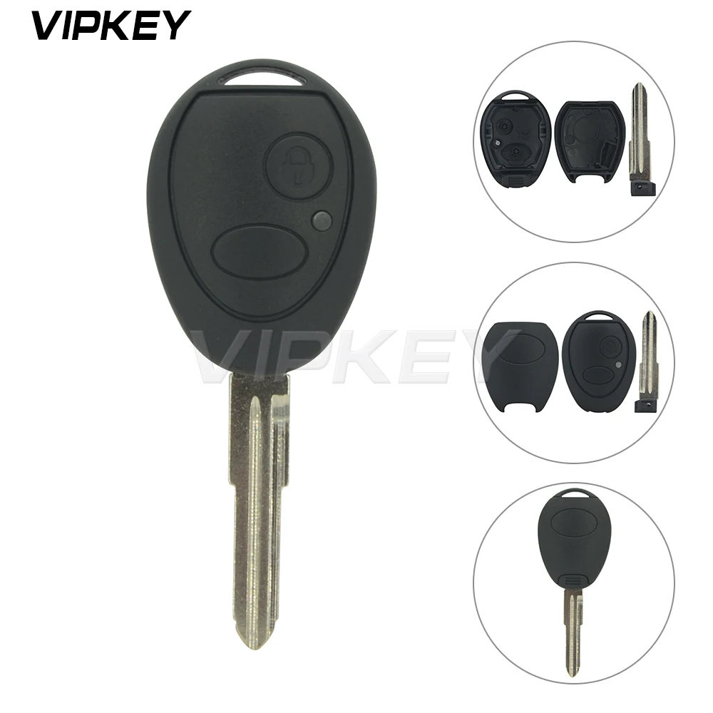 

Remotekey 2 button for Landrover Discovery 1999 2000 2001 2002 2003 2004 no chip replacement Remote car key case shell