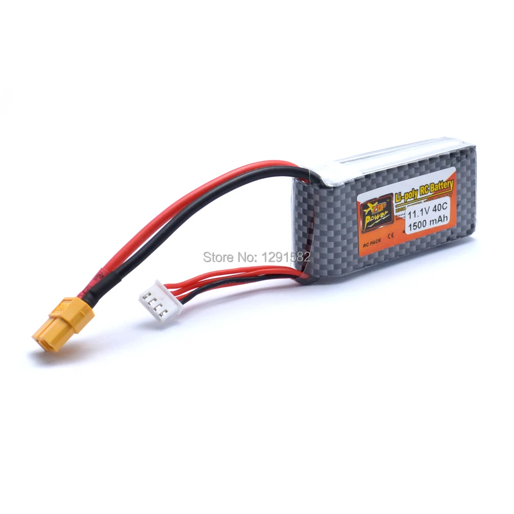 Reachargeable ZOP Power 11 1 В 1500 мАч 40C 3S Lipo Battery XT60 разъем для радиоуправляемой модели