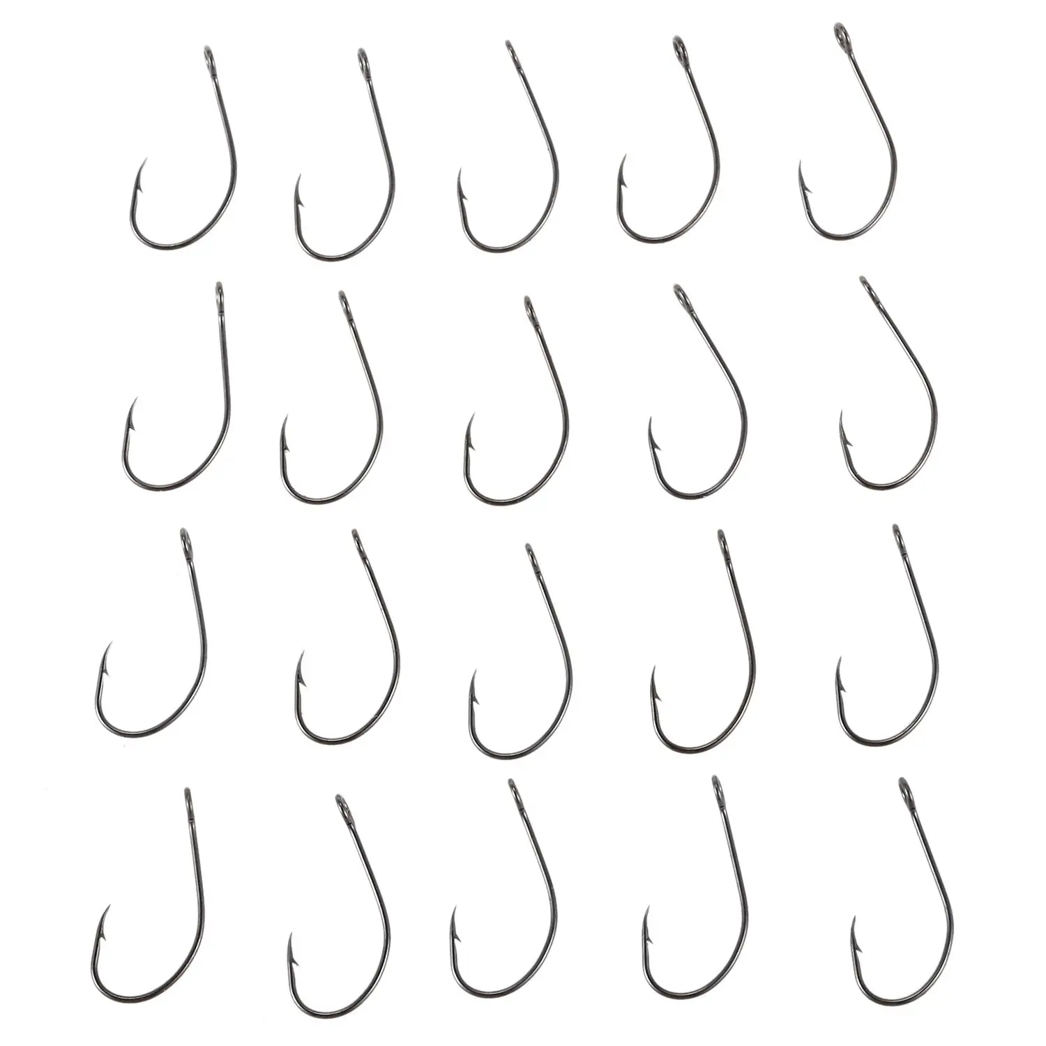LUSHAZER brand 20pcs/lot fishing hook Crank hook Barbed fishhook fishing tackle fish hook single fishing hooks