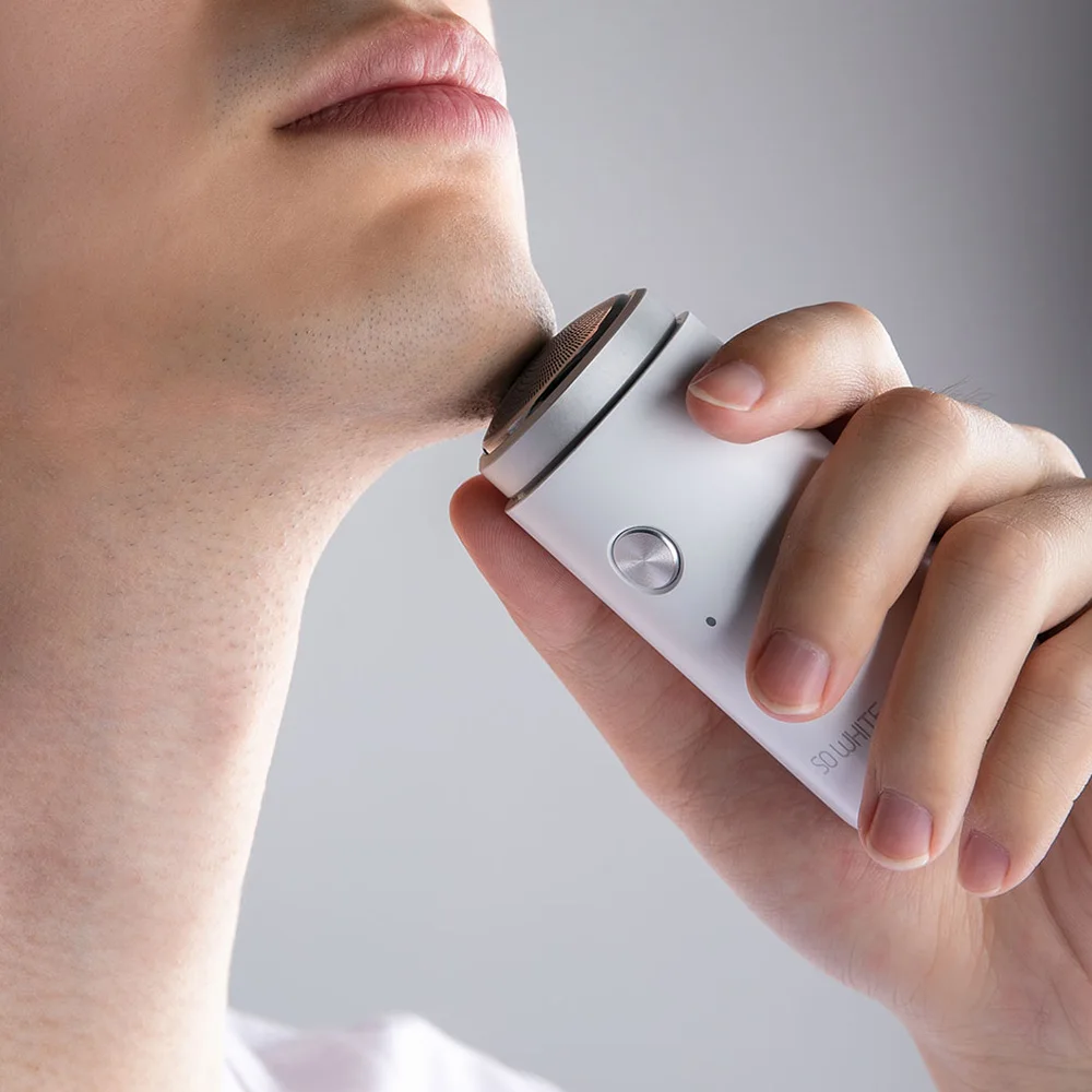 

Xiaomi SO WHITE Electric Shaver ED1 Portable Mini Pocket Deep Clean Long Duration Electric Razor Shaving Machine For Men