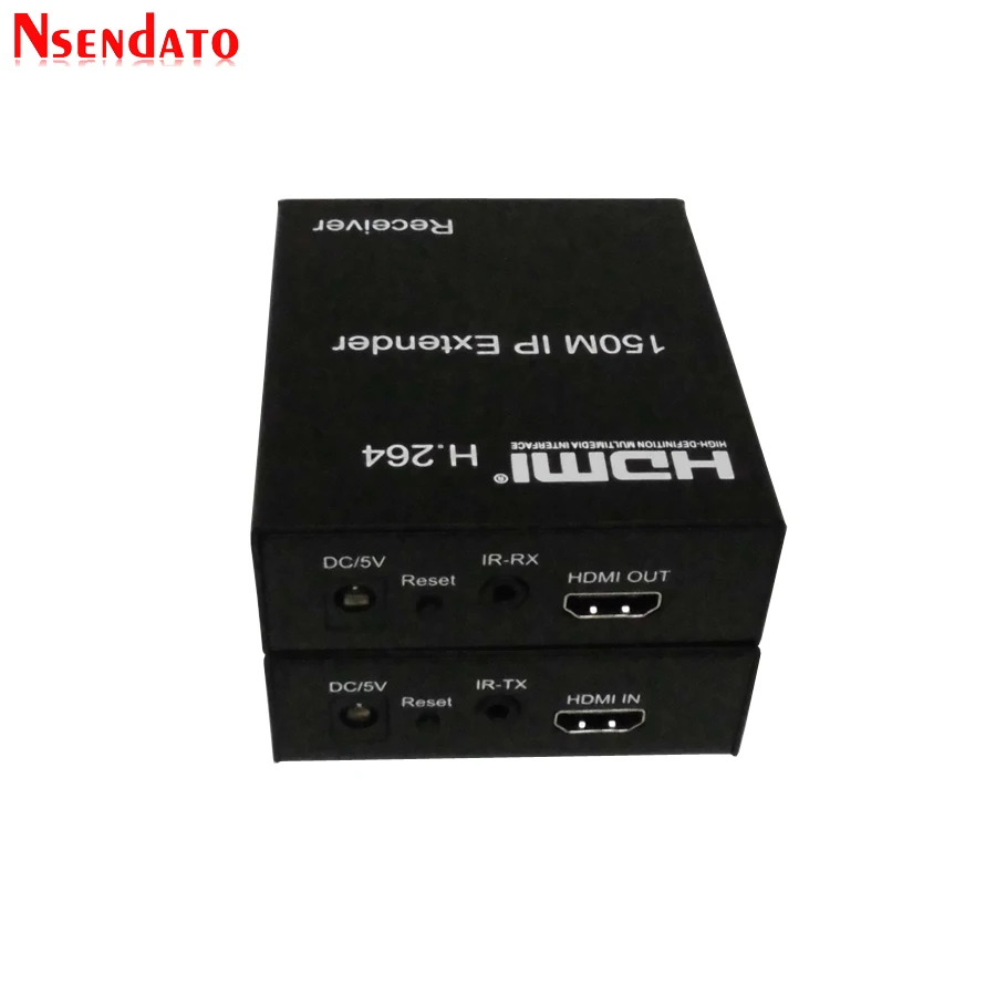 150 м HDMI ИК удлинитель IP Cat5e/Cat6 Rj45 H.264 передатчик приемник сетевой LAN для HDTV DVD