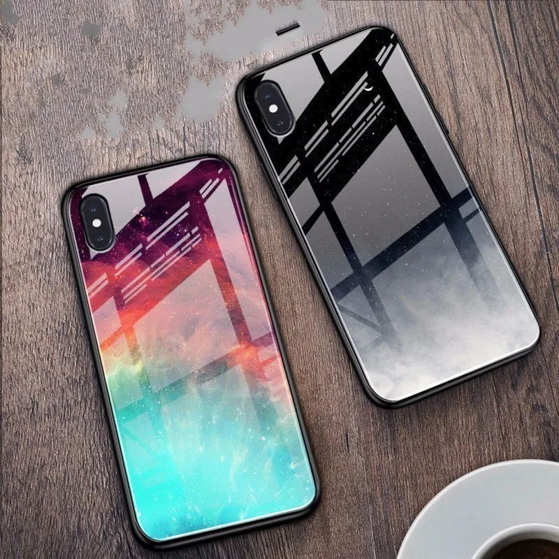 Стекло Телефон чехол для iPhone 7 Мрамор Роскошная Оболочка Чехол Роскошный 6 8 Plus X Xr