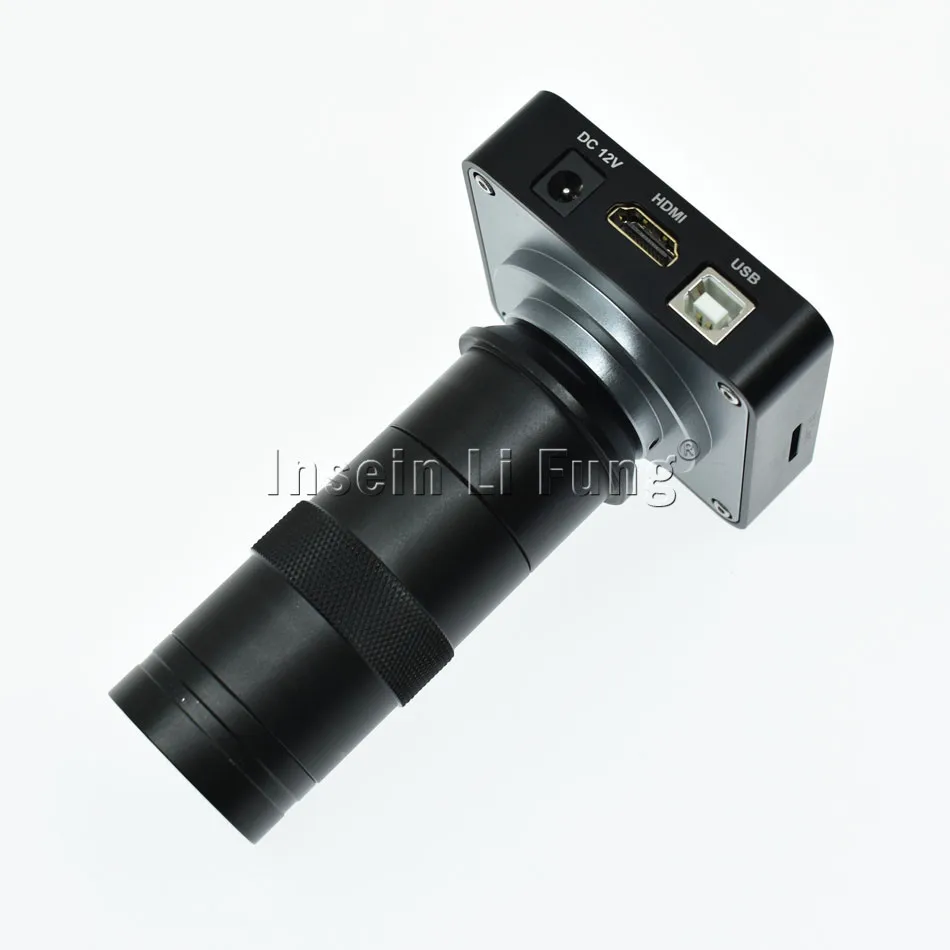 HD 38MP 2K 1080P 60fps HDMI USB Video Microscope Camera+100X 130X 180X 300X 400X 600X Adjustable Ma